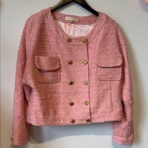 LOVESHACK fancy tweed button jacket size XXL